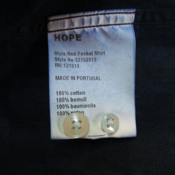 Hope Narrow Fit Chambray Soderberg Man Shirt - Picture 8 of 8